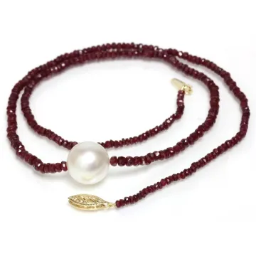 Collier perle australie et émeraude Moea Perles - 1