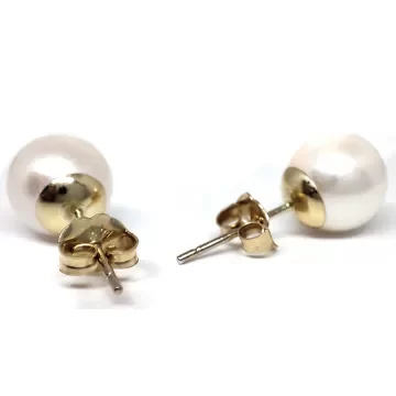 Boucles d'oreilles Ave perles Akoya AAA Moea Perles - 2