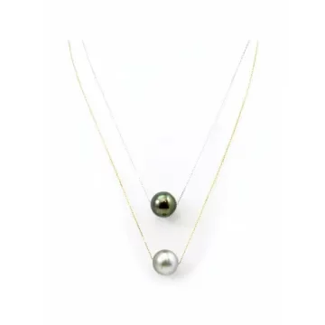 Collier Mia 2 perles de tahiti Moea Perles - 1