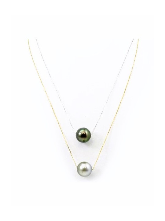Collier Mia 2 perles de tahiti Moea Perles - 1