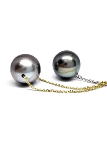 Collier Mia 2 perles de tahiti Moea Perles - 2