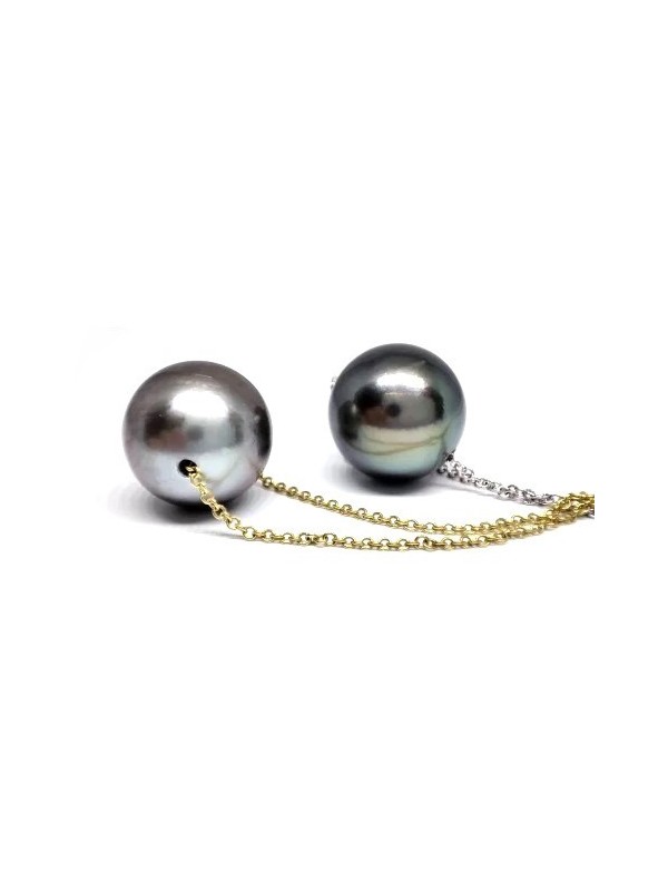 Collier Mia 2 perles de tahiti Moea Perles - 2