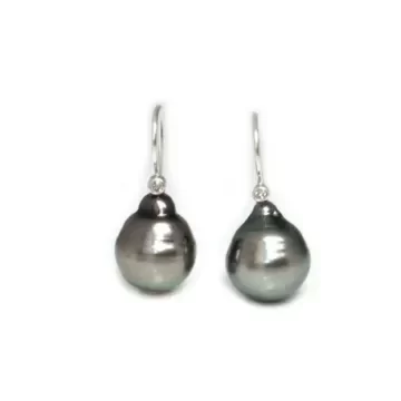 Boucles d'oreilles Pahi perle de Tahiti Moea Perles - 1