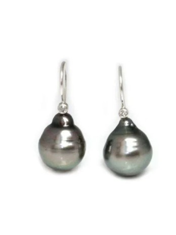 Boucles d'oreilles Pahi perle de Tahiti Moea Perles - 1