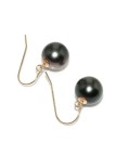 Boucles d'oreilles Avaa perles de tahiti rondes 9-11mm AAA