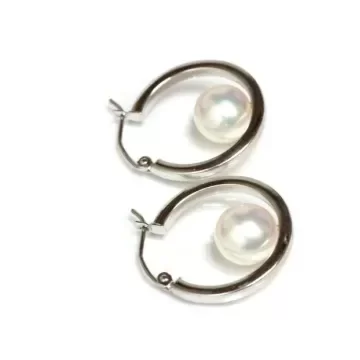 Boucles d'oreilles Akoya Ho Moea Perles - 2
