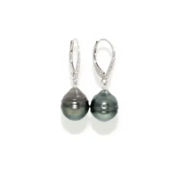 Boucles d'oreilles Hioma Moea Perles - 1