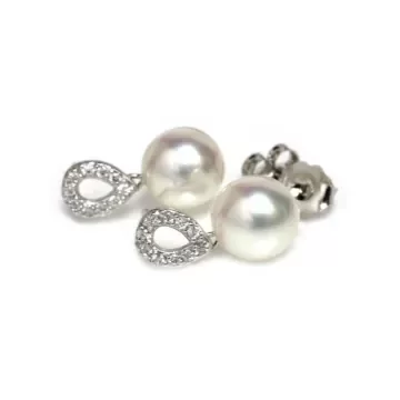 Boucles d'oreilles Revea perle Akoya Moea Perles - 2