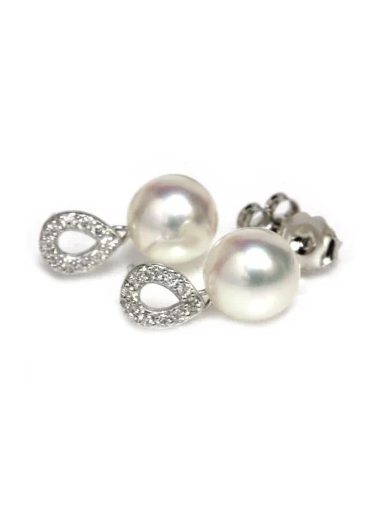 Boucles d'oreilles Revea perle Akoya Moea Perles - 2