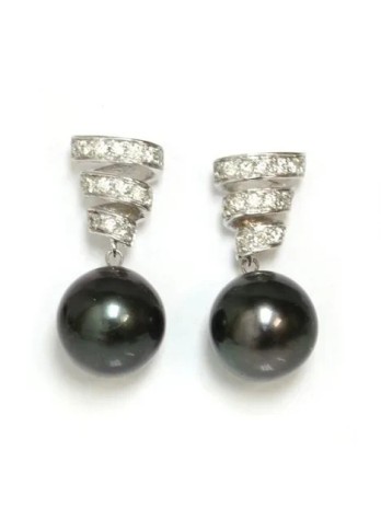 Boucles d'oreilles Fara perle de Tahiti Moea Perles - 1