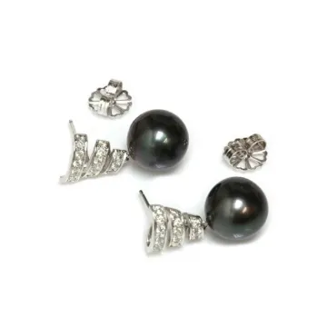 Boucles d'oreilles Fara perle de Tahiti Moea Perles - 2