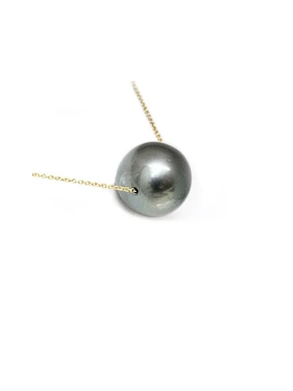 Collier or Miaa 12-13mm perles de tahiti Moea Perles - 1