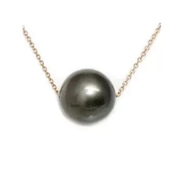 Collier or Myaa 12-13mm perles de tahiti Moea Perles - 1