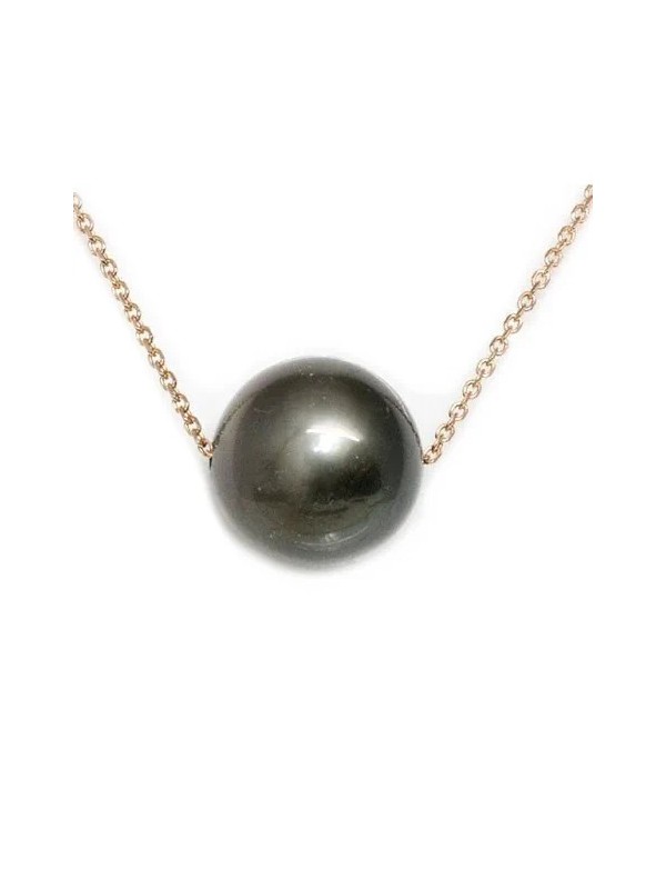 Collier or Myaa 12-13mm perles de tahiti Moea Perles - 1