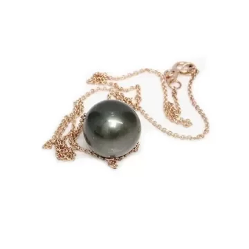 Collier or Myaa 12-13mm perles de tahiti Moea Perles - 2