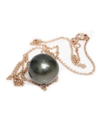 Collier or Myaa 12-13mm perles de tahiti Moea Perles - 2