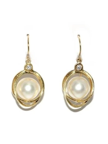 Parure or Hera perles d'Australie Moea Perles - 2