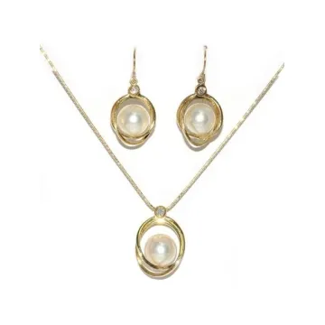 Parure or Hera perles d'Australie Moea Perles - 1