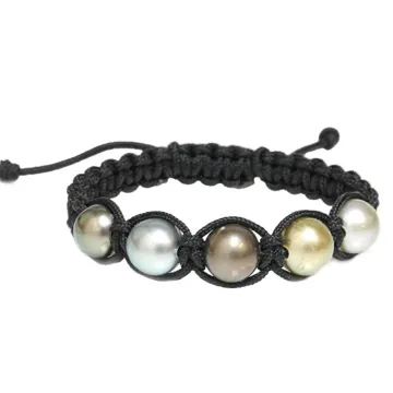 Bracelet Aevaa 5 Perles de Tahiti 11-12mm