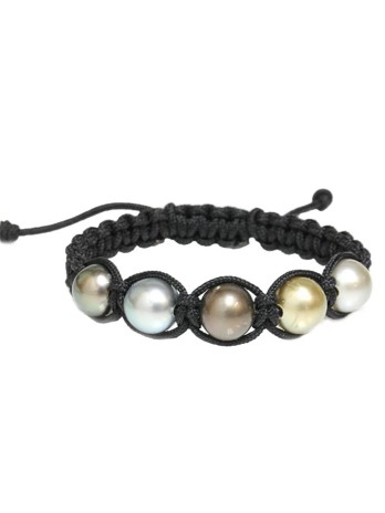 Bracelet Aevaa 5 Perles de Tahiti 11-12mm