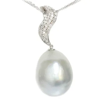 Pendentif or Ter 16mm Moea Perles - 1