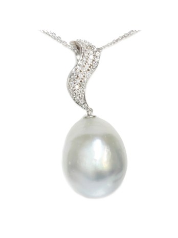 Pendentif or Ter 16mm Moea Perles - 1