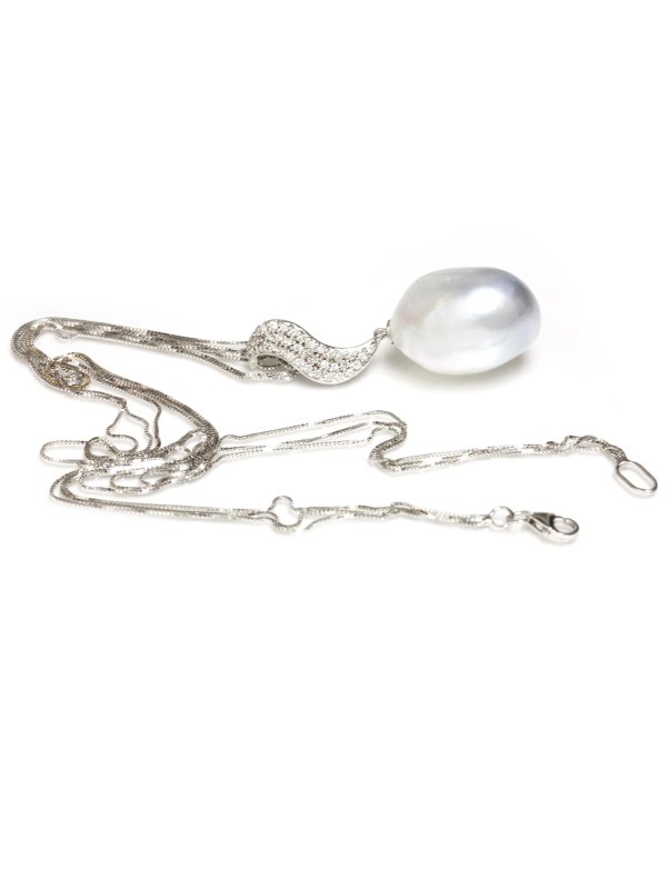 Pendentif or Ter 16mm Moea Perles - 4