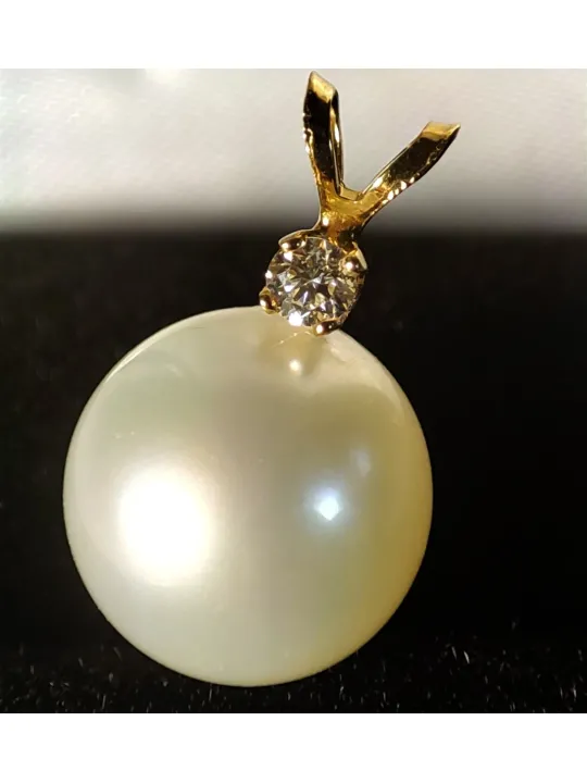 Pendentif en or Paora perle de Tahiti Moea Perles - 3