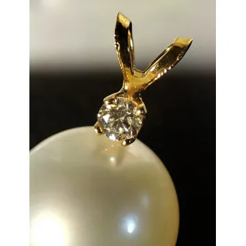 Pendentif en or Paora perle de Tahiti Moea Perles - 2