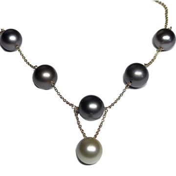 Collier Ni 6 perles de tahiti Moea Perles - 1