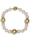 Bracelet Ma perles d'australie 10-11mm AAA