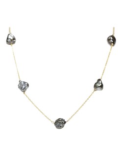 Collier Hakio Keshi perle de Tahiti 9-12mm Moea Perles - 1