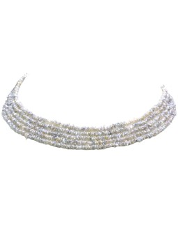 Collier Nia Keshi Akoya 5 rangs Moea Perles - 1