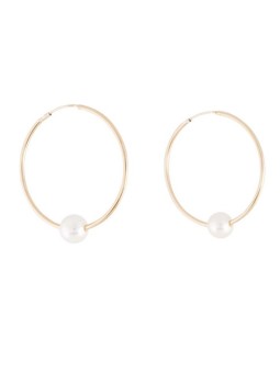 Boucles d'oreilles créoles Akoya Ho Moea Perles - 1