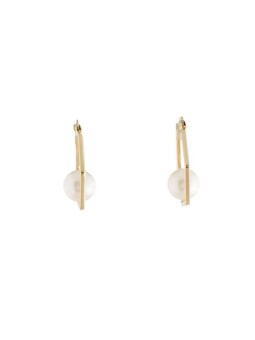 Boucles d'oreilles octogonale Akoya Hogi - 2
