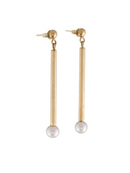 Boucles d'oreilles Akoya batonnet Tae Moea Perles - 2