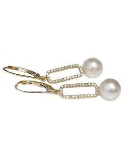 Boucles d'oreilles Reva perle Akoya et diamants Moea Perles - 2