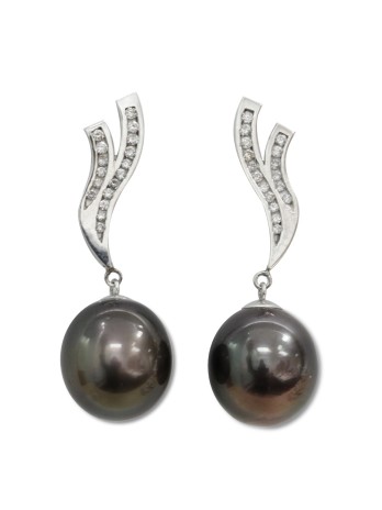 Boucles d'oreilles Haloa Moea Perles - 1