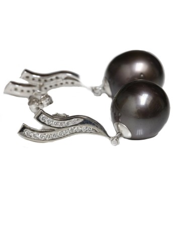 Boucles d'oreilles Haloa Moea Perles - 2