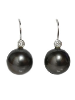 Boucles d'oreilles Anua 10-12mm perle de Tahiti