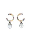 Boucles d'oreilles Haloa Moea Perles - 1