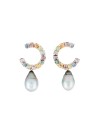 Boucles d'oreilles Haloa Moea Perles - 1