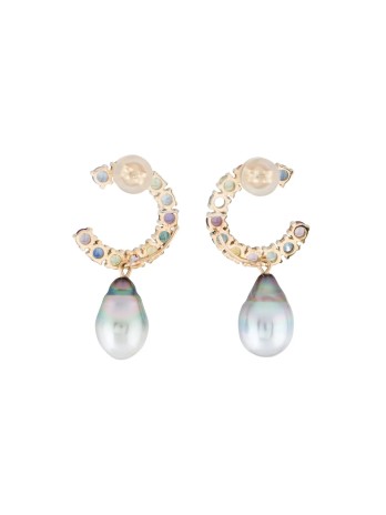 Boucles d'oreilles Haloa Moea Perles - 2