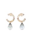 Boucles d'oreilles Haloa Moea Perles - 2