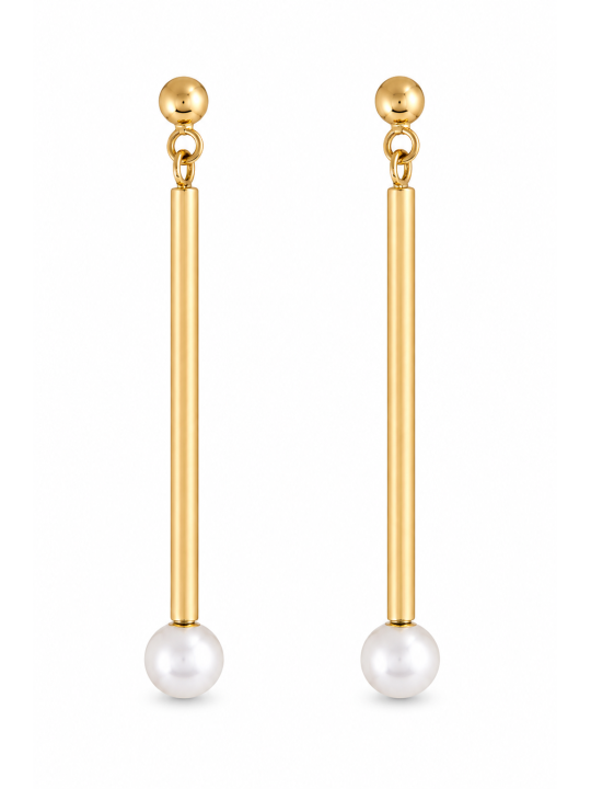 Boucles d'oreilles Akoya batonnet Tae Moea Perles - 1