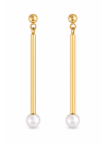 Boucles d'oreilles Akoya batonnet Tae Moea Perles - 1