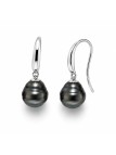 Boucles d'oreilles Emiri perles de Tahiti cerclée? Moea Perles - 1
