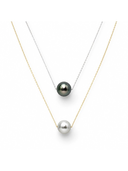 Collier Mia 2 perles de tahiti Moea Perles - 1