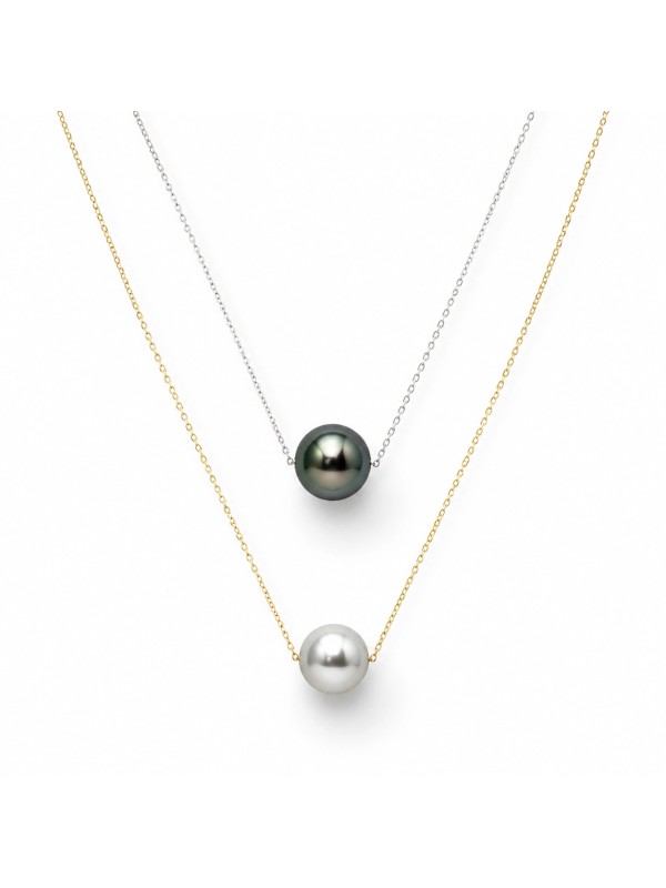 Collier Mia 2 perles de tahiti Moea Perles - 1
