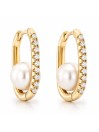 Boucles d'oreilles Revea perle Akoya et diamants Moea Perles - 1